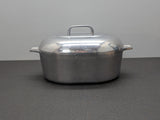 WagnerWare Sidney -0- Magnalite 8 quart Oval Roaster 4265-P with trivet and lid