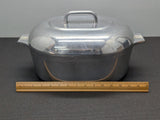 WagnerWare Sidney -0- Magnalite 8 quart Oval Roaster 4265-P with trivet and lid