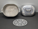 WagnerWare Sidney -0- Magnalite 8 quart Oval Roaster 4265-P with trivet and lid