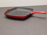 Lodge 10-Inch Colored Enamel Cast Iron Grill Gradated Red - ECSGP43