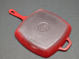 Lodge 10-Inch Colored Enamel Cast Iron Grill Gradated Red - ECSGP43