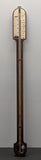 P. Courti Mahogany Stick Barometer, Mid-19th Century Made in Exeter, England