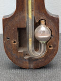 P. Courti Mahogany Stick Barometer, Mid-19th Century Made in Exeter, England
