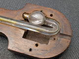 P. Courti Mahogany Stick Barometer, Mid-19th Century Made in Exeter, England