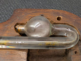 P. Courti Mahogany Stick Barometer, Mid-19th Century Made in Exeter, England
