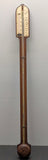 P. Courti Mahogany Stick Barometer, Mid-19th Century Made in Exeter, England