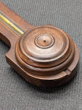 P. Courti Mahogany Stick Barometer, Mid-19th Century Made in Exeter, England