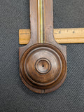 P. Courti Mahogany Stick Barometer, Mid-19th Century Made in Exeter, England