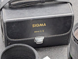 SIGMA MIRROR TELEPHOTO MULTI COATED 600mm f/8 MF Lens for Pentax K
