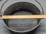 WagnerWare 10", 5-quart Cast Iron Chicken Fryer  F*S with bail and Wagner C-8 glass cover