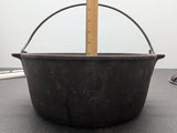 WagnerWare 10", 5-quart Cast Iron Chicken Fryer  F*S with bail and Wagner C-8 glass cover