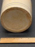 Meyer-Blanke Co. Stoneware Crock from L A Millet Dairy - 1 Qt c1923
