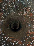Moorish Islamic two piece, pierced copper 'Mosque' lantern c1900
