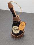 George Dickel Powderhorn (Star Trek Saurian Brandy) Decanter Nice Example F*S