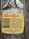 Seagrams Crown Royal 1.75L Decanter (empty) on Mahogany Tilt Pour Stand