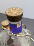 Seagrams Crown Royal 1.75L Decanter (empty) on Mahogany Tilt Pour Stand