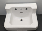 American Standard Shelf Back Porcelain Sink - Vintage c1951