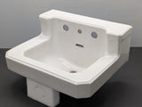 American Standard Shelf Back Porcelain Sink - Vintage c1951