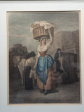 1799 Wheatley Engraving of "Strawberries, Scarlet Strawberries" from "Cries of London"