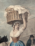 1799 Wheatley Engraving of "Strawberries, Scarlet Strawberries" from "Cries of London"