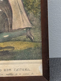Antique 1835 Framed Lithograph "The Prodigal Son Returned to His Father" DW Kellogg & Co (Copy)