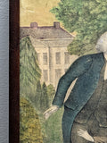 Antique 1835 Framed Lithograph "The Prodigal Son Returned to His Father" DW Kellogg & Co (Copy)