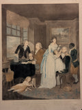 1800 Engraving by W. Ward after George Morland "The Fruits of Early Industry and Oeconomy"