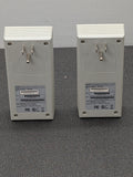 ZyXEL PLA-407 Powerline Pass-Thru 200 Mbps Ethernet Adapter - Pack of 2