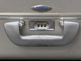 1975 Vintage Zero Halliburton Silver Aluminum Suitcase 28 x 18 x 9-1/2"