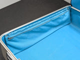 1975 Vintage Zero Halliburton Silver Aluminum Suitcase 28 x 18 x 9-1/2"