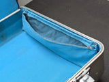 1975 Vintage Zero Halliburton Silver Aluminum Suitcase 28 x 18 x 9-1/2"