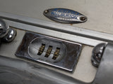 1975 Vintage Zero Halliburton Silver Aluminum Suitcase 28 x 18 x 9-1/2"