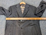 Alexandre Oxford Street London All Wool Topcoat - CHARCOAL / DARK GREY