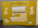 Singer Creative Touch FashionMachine 1030 original instruction manual '1980