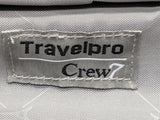 TravelPro Crew7 Black Upright Wheeled Air Crew Carry On Roller Bag 22x14x9"