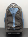 REI Explorer Expedition Wheeled‎ Rolling Travel Backpack Gray/Blue 23"x14"x10"