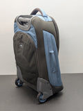 REI Explorer Expedition Wheeled‎ Rolling Travel Backpack Gray/Blue 23"x14"x10"