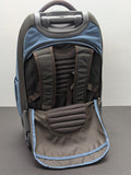 REI Explorer Expedition Wheeled‎ Rolling Travel Backpack Gray/Blue 23"x14"x10"