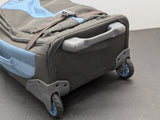 REI Explorer Expedition Wheeled‎ Rolling Travel Backpack Gray/Blue 23"x14"x10"