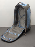 REI Explorer Expedition Wheeled‎ Rolling Travel Backpack Gray/Blue 23"x14"x10"