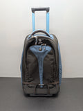 REI Explorer Expedition Wheeled‎ Rolling Travel Backpack Gray/Blue 23"x14"x10"