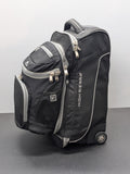 High Sierra AT3 Rolling Backpack, Black, 22in, Daypack-THREE BAGS IN ONE!