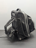 High Sierra AT3 Rolling Backpack, Black, 22in, Daypack-THREE BAGS IN ONE!