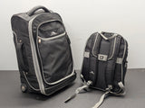 High Sierra AT3 Rolling Backpack, Black, 22in, Daypack-THREE BAGS IN ONE!