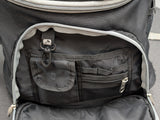 High Sierra AT3 Rolling Backpack, Black, 22in, Daypack-THREE BAGS IN ONE!