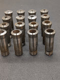 HARDINGE 4C Collet set of 17 genuine and original Hardinge
