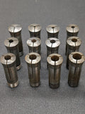 HARDINGE 4C Collet set of 17 genuine and original Hardinge