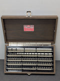 Starrett Weber Gauge Block Set 81 pcs Model RS81.A1, Steel, Certificated NIB