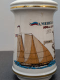 America's Cup Race 1870-1970 100 Anniversary Old Fitzgerald Decanter Stilzer Weller distillery