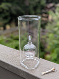 Wolfard 9in Handblown Floating Ball Glass Oil Lamp F*S